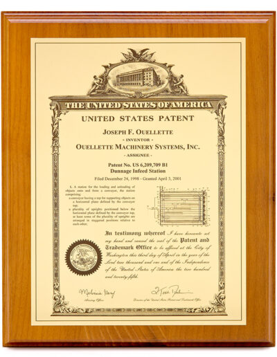 Ouellette Palletizer & Depallatizer Systems