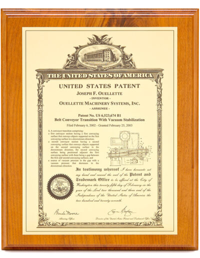 Ouellette Palletizer & Depallatizer Systems
