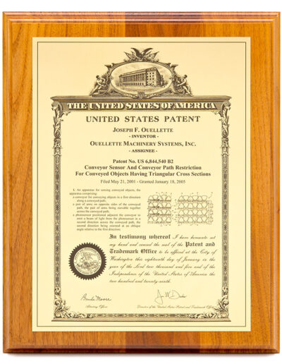 Ouellette Palletizer & Depallatizer Systems