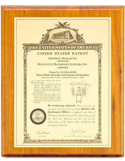 Ouellette Palletizer & Depallatizer Systems